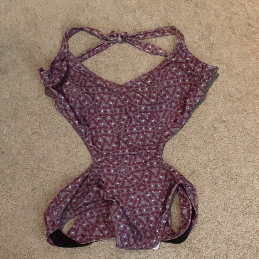 Open back one piece